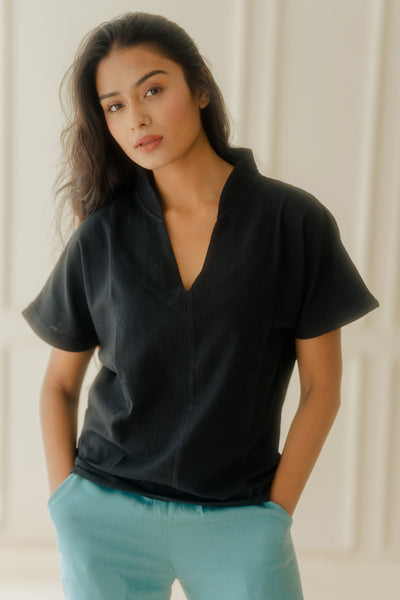 Black-khadi-top